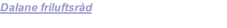 Dalane friluftsråd